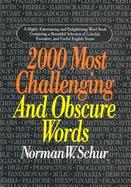 2000 Most Challenging Obscure Words cover