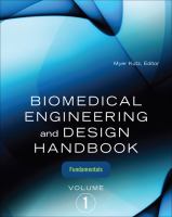 Biomedical Engineering and Design Handbook, Volume 1 cover