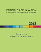 Principles of Taxation for Business and Investment Planning cover