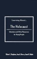 Learning About...the Holocaust: Literature and Other Resources for Young People cover