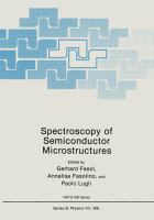 Spectroscopy of Semiconductor Microstructures cover