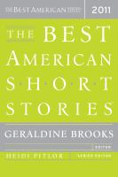 The Best American Short Stories 2011 cover