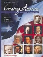 Creating America A History Of The United States cover