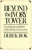Beyond the Ivory Tower: Social Responsibilities cover