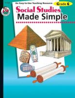 Social Studies Made Simple Level 6 cover