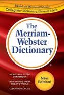 The Merriam-Webster Dictionary cover