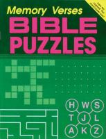 Memory Verses More Bible Puzzles cover