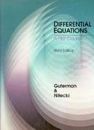 Differential Equations: A First Course cover