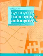Synonyms, Homonyms & Antonyms cover