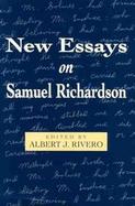 New Essays on Samuel Richardson cover