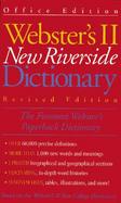 Dic Webster's II Riverside Dictionary cover