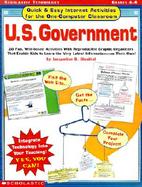 U.S. Government Quick & Easy Internet Activities for the One-Computer Classroom cover
