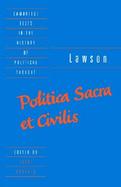 Politica Sacra Et Civilis cover