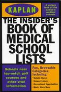 Kaplan the Book of Medical School Lists cover