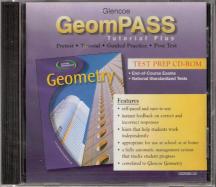 Glencoe: Geometry - GeomPASS - Tutorial Plus - Test Prep - CD-ROM cover
