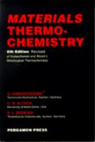 Materials Thermochemistry cover