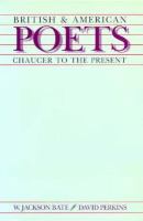 British and American Poets: Chaucer to the Present cover