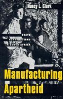 Manufacturing Apartheid State Corporations in South Africa cover