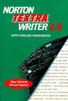 Norton Textra Writer 2.5 with Online Handbook cover