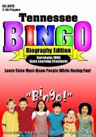 Tennessee Bingo Biography Edition cover