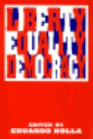 Liberty, Equality, Democracy cover