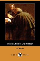 Three Lines of Old French cover