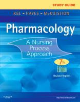 Study Guide for Pharmacology cover