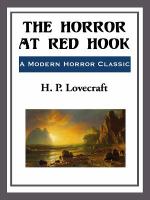 The Horror at Red Hook cover