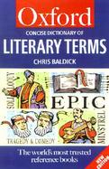 The Concise Oxford Dictionary of Literary Terms cover