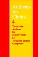 Anthems for Choirs Four cover