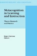 Metacognition in Learning and Instruction Theory, Research and Practice cover