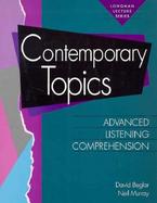 Contemporary Topics Advanced Listening Comprehension cover