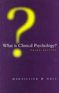 What Is Clinical Psychology? cover