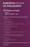 European Review of Philosophy The Nature of Logic cover