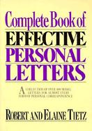 Complete Book of Effective Personal Letters cover