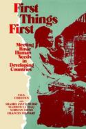 First Things First Meeting Basic Human Needs cover