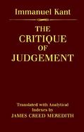 The Critique of Judgement cover