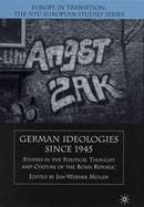 German Ideologies Since 1945 Studies in the Political Thought and Culture of the Bonn Republic cover