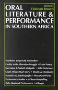 Oral Literature and Performance in Southern Africa cover