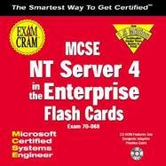 MCSE NT Server 4 in the Enterprise Exam Cram Flash Cards with CDROM cover