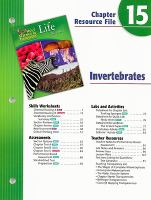 Holt Science and Technology Chapter 15 : Life Science: Invertebrates cover