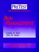 Pain Management: Pretest Self-Assessment and Review cover