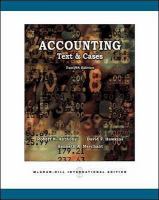 Accounting: Texts and Cases cover