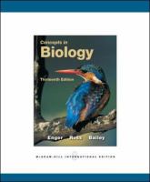 Concepts in Biology cover