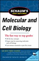 Schaum's Easy Outline Molecular and Cell Biology, Revised Edition cover