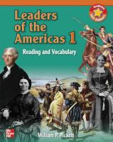 Leaders of the Americas: Reading and Vocabulary- BOOK 1 SB cover