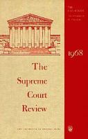 Supreme Court Review, 1968 cover