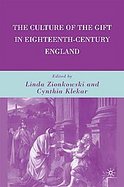 The Culture of the Gift in Eighteenth-Century England cover
