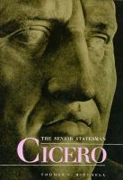 Cicero, the Senior Statesman cover