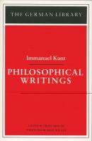 Philosophical Writings cover